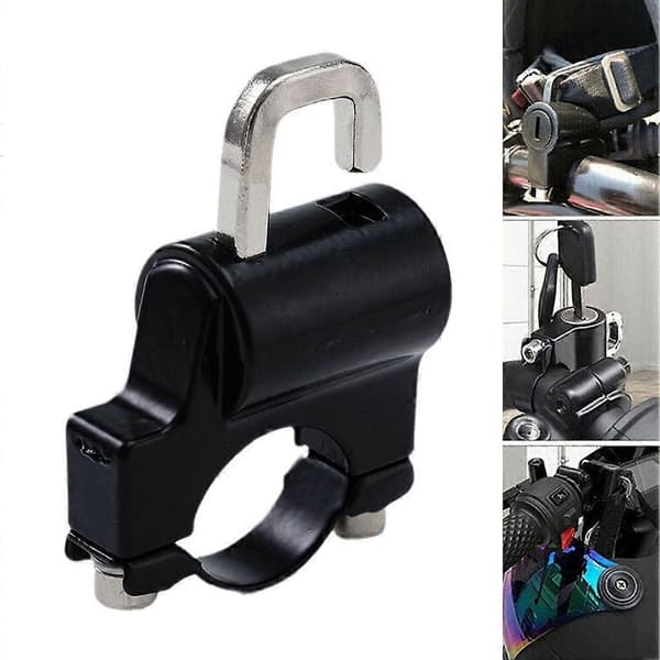 Motorcykel Universal Hjelmlås Til Styr 7/8\" 22-28mm Rørstang