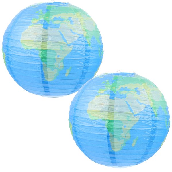 3 kpl Maan muotoisia paperilyhtyjä Suuri paperilyhty Tee itse maapallo Paperinen lyhtyjuhlasisustus
