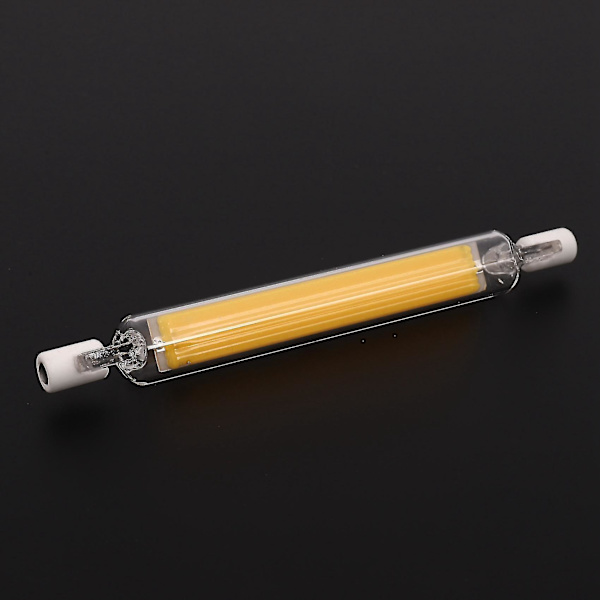 2x Dimbar R7s Led Cob 10w 118mm Led Lys - Varm Hvidt Lys