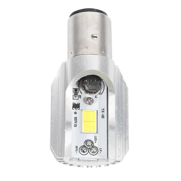 Led forlygte 1200 Hvid H6 Ba20d Cob 12w Led pære til motor