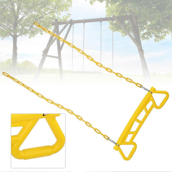 Dubbla triangulära ringar Barn Pull Up Ring Sport Swing Leksak för barn Inomhus Utomhusleksaker