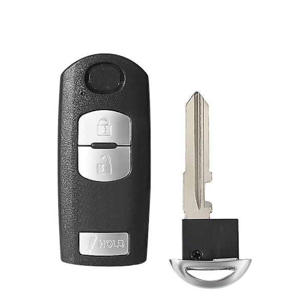 Til Mazda 3 5 6 Cx5 Cx7 Cx-5 Atenza Clip Smart 2/3/4 Knapper Bilnøgle Skal Udskiftning Fob Med Nødblad