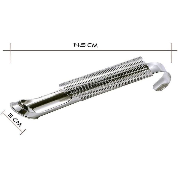 Teinfuser, 2 st rostfritt stål tesil mesh teinfuser örtinfuser teinfuser steeper sil för lösa teblad, örter eller kryddor