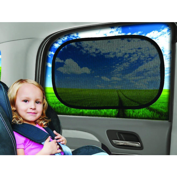 Auton ikkunan aurinkosuoja (2 pakkausta) - 21" x 14" auton ikkunan  aurinkosuoja - tarjoaa aurinkosuojaa, häikäisyä ja UV-suojaa lapsesi ja  vauvan sivuikkunan auton aurinkovarjo 915b | Fyndiq