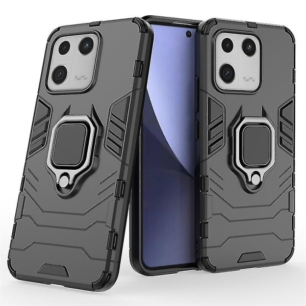 Armor Militær Grade Støtsikkert Heavy Duty Etui Kompatibel Xiaomi Mi 13 Pro/xiaomi Mi 13 Med Kickstand Black Xiaomi 13 Pro