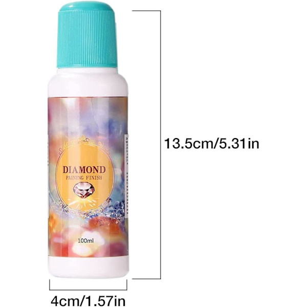 Malingsfinish-forsegler | Permanent glansforsegler for malingsfinish og puslespill, 5D malingsfinish-forseglerlim, 100ML