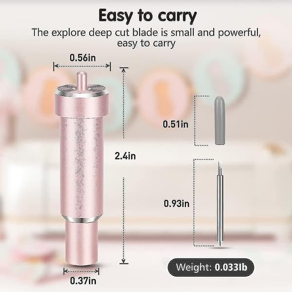 Coated Fabric Blade And Base, Til Cricut Maker Og Cricut Ex