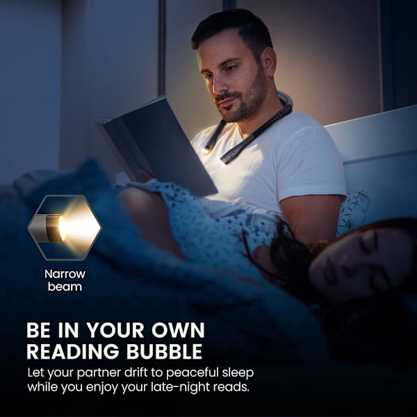 Clip-on-lampa för läsning, 48 LED USB-skrivbordslampa med 3 C