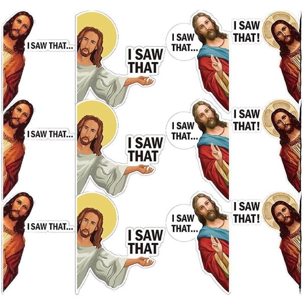 20 Pcs Jesus Stickers Car Jesus Decals Funny Car Sticker Dec