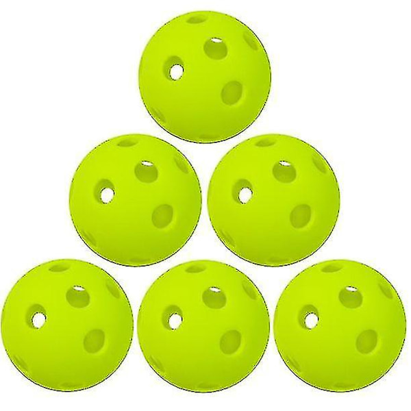 12-pack 26-håls inomhus pickleballbollar inomhus träningsho