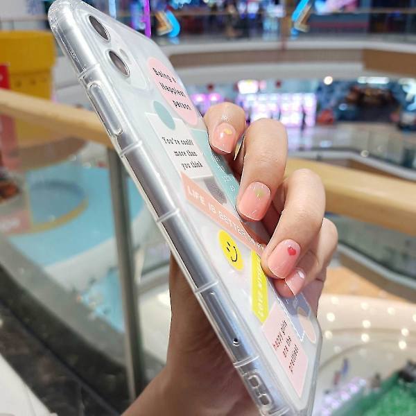 Mobiltelefonetui, blødt krystalklart ultrafint skridsikkert telefonetui egnet til iPhone 6/6s, iPhone 12 Pro Max stødsikkert telefonetui