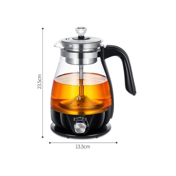 Vattenkokare i glas 1l 600w, Elektrisk vattenkokare med varmhållningsfunktion. Löstagbar sil och filter.