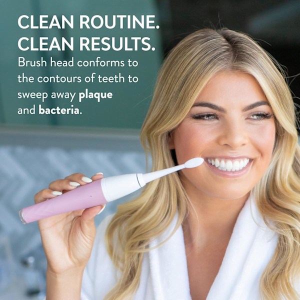 Clean Sonic Elektrisk Tandborste Ersättningshuvud, 3-pack, Vit