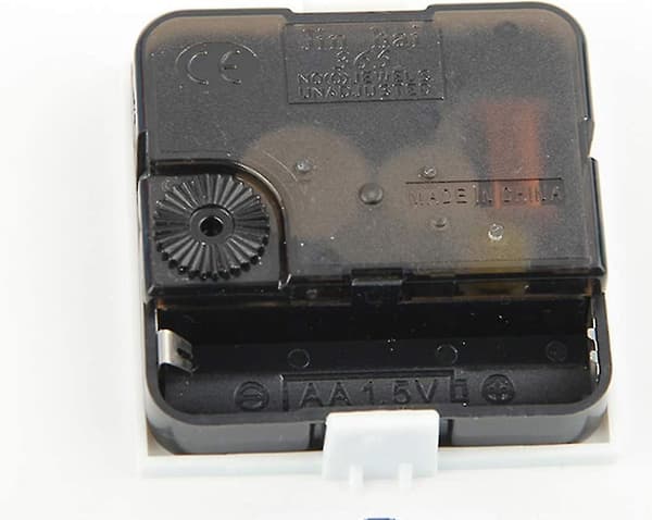 Väggklocka Kvarts Analog Tyst Plast Gul