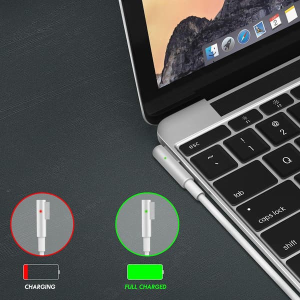 60W MagSafe Strömadapter för MacBook / MacBook Pro 13 '' Snabb Säker - Vit