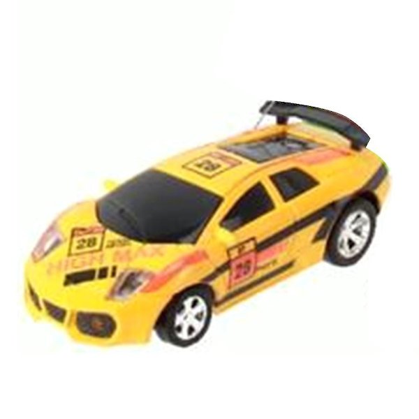 Mini Rc-auto Coca-Cola-tölkissä, radio-ohjattava auto, 4 taajuutta, lelu lapsille (keltainen)