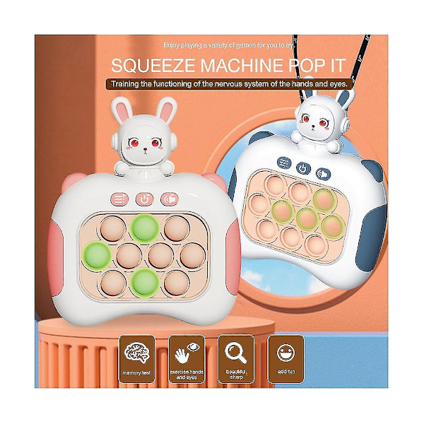 Push Bubble -peli Fidt -peli Stressinvastaiset lelut LED-pelillä Lievittää stressiä Lelu