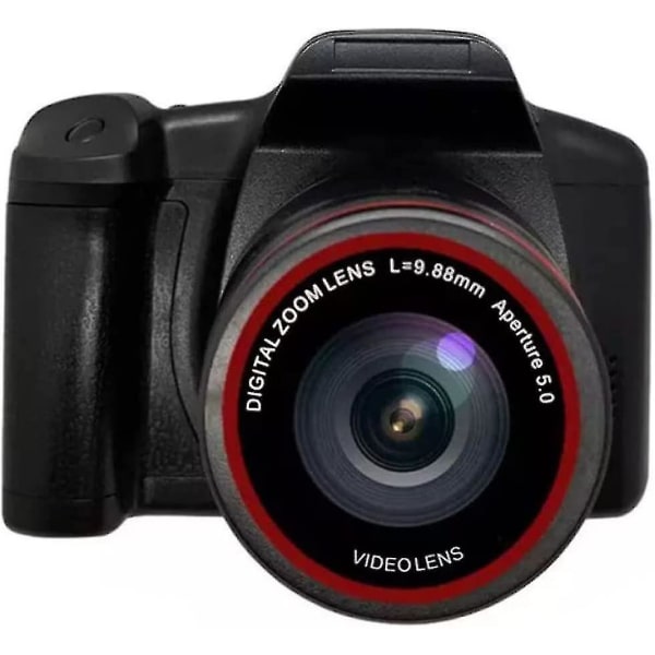Kameraer Hd 1080p digitalt videokamera Videokamera Profesjonelt 16x digital zoom opptakskamera med vidvinkelobjektiv svart