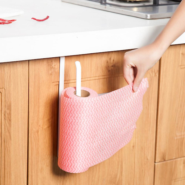 Under Cabinet Papirhåndkleholder Rull Papirhåndkleholder Rustfritt Metall Organizer