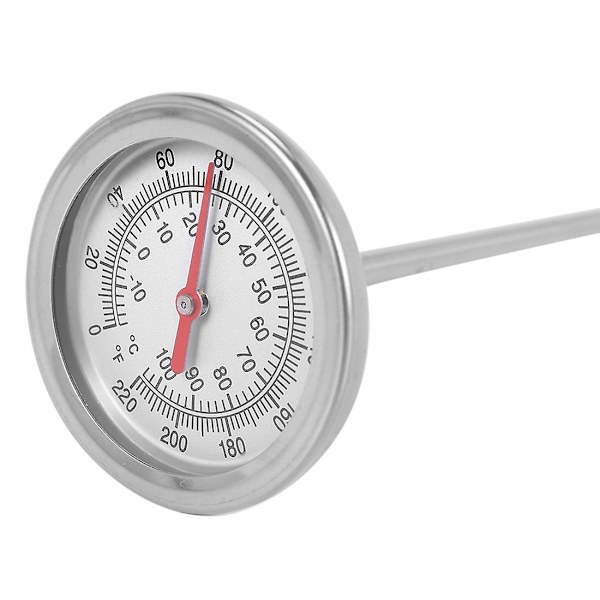 Kompostjord Termometer med Lang Skaft - Rask Respons Rustfritt Stål 20 Tommer - Måleprobe - Fahrenheit