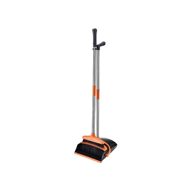 , , Dustpan With 52inch Long Handle Broom Combo Set, Standin