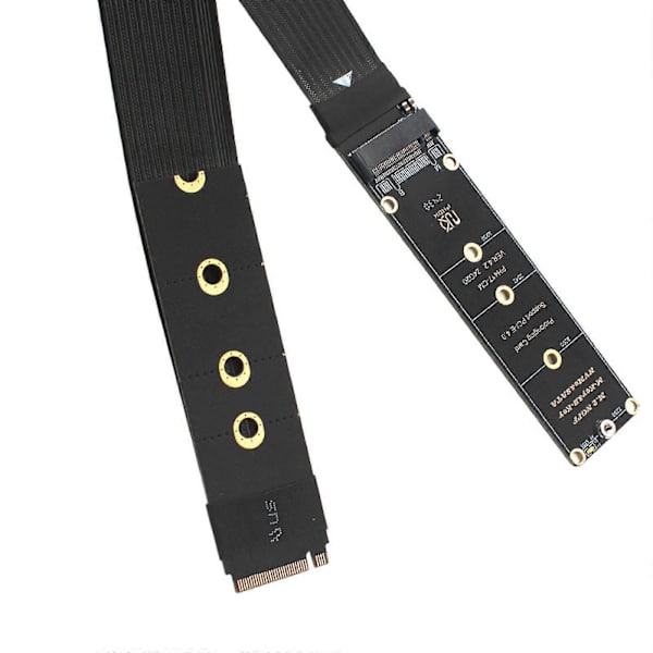 M.2 NVMe Solid State-drev Solid State-drev Forlængerkabel Risers Kort Understøtter M.2 M Key B Key PCIE 4.0 x4 Fuld Hastighed 64G/bps PH417B