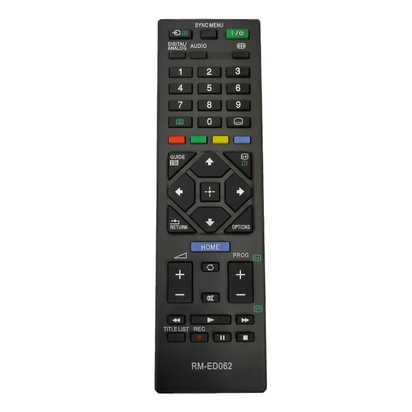 New Rm-ed062 Remote Control Replace For Sony Rm Ed062 Lcd Tv Kdl-32r433b