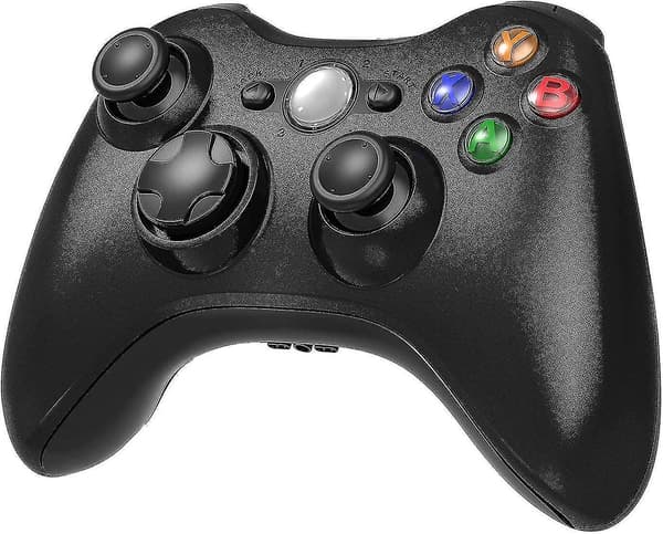 Trådløs Controller til Xbox 360, Xbox 360 Joystick Trådløs Spilcontroller til Xbox & Slim 360 PC (sort)