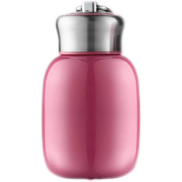280ML Mini söt kaffevakuumtermos i rostfritt stål för resor rose Red