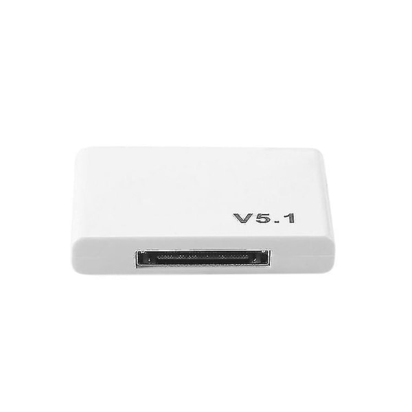 30-stifts Bluetooth 5.1-ljudmottagare A2dp musik trådlös adapter vit