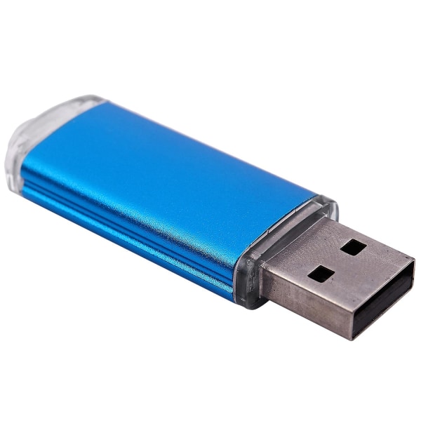 10 X USB-muisti 2.0 Muistitikku Flash-asema 128mb Lahja Sininen