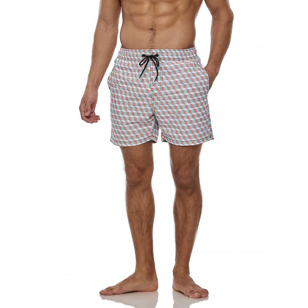 Badebukse for menn Hurtigtørrende shorts med lommer (yk20, størrelse:xx-large)  58f7 | Fyndiq