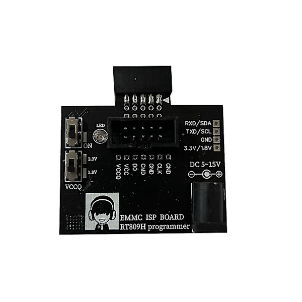 1 st Emmc Isp-kort för Rt809h-programmer Emmc-adapter 5-15v Snabb läs- och skrivhastighet Ca