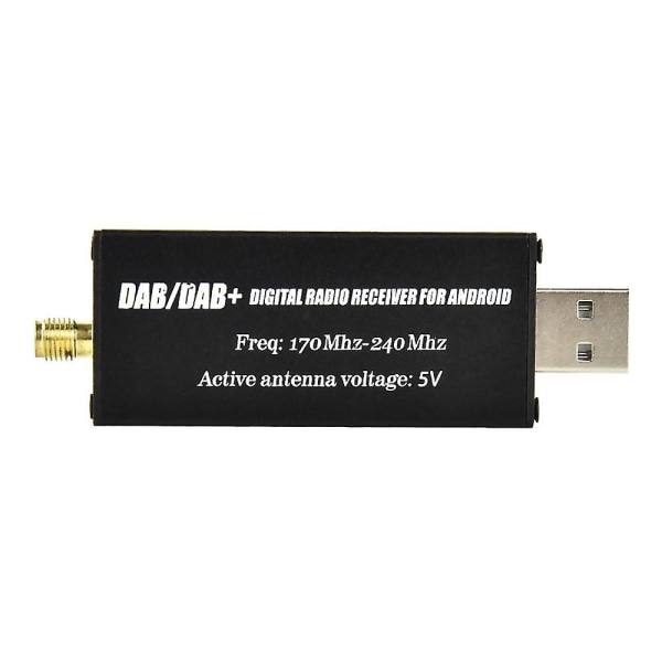 DAB/DAB+ Radio til bilmultimediesystem Universal bil DAB radiomodtager tuner USB-interface