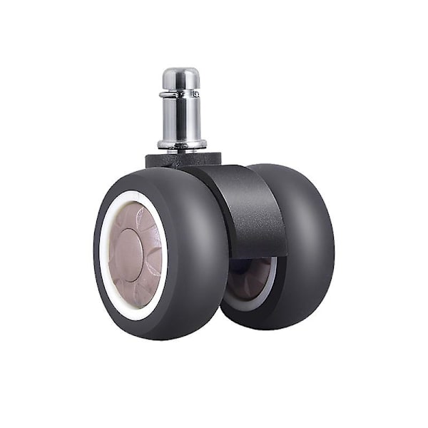 5-pak kontorstolhjul Universal Dual Wheel Tpr Caster Wheels
