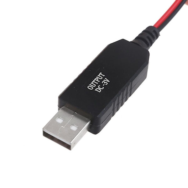 USB till 3V CR2032 Dummy Batteriladdningskabel för CR2032 3V Knappcells Batteridriven Klocka Fjärrkontroll Leksak