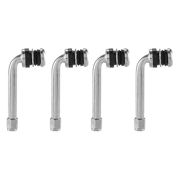 4-pack Ypqzw90dy6 7,15 cm 2,5 Krom Däckventiler Vinkel