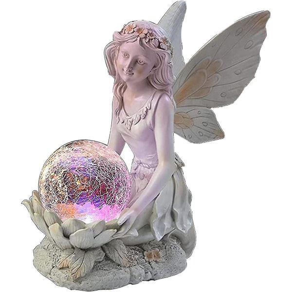 Hagefigurer Alver Solglasskuler Solbelysning Statue Hage Solfigurer Fe Statue Dekorasjon