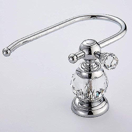 Crystal Series Messing Toiletpapirholder, Poleret Krom