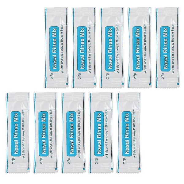 40 förpackningar Nasal Skölj Mix Omedelbar Nasal Wash Pack Solid Salt