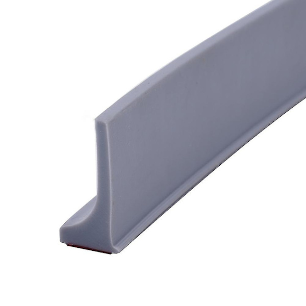 Silikon duschbarriär badrum vattenpropp vattenbarriär kvarhållningsremsa torr och våt separation dörrtätningsremsa Gray 50cm