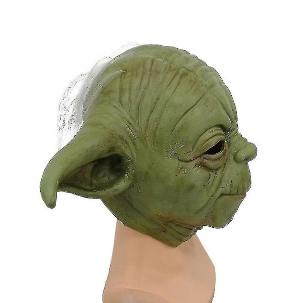 Yoda Maske Latex Hovedbeklædning Cosplay Kostume Rekvisitter Til Halloween Fest