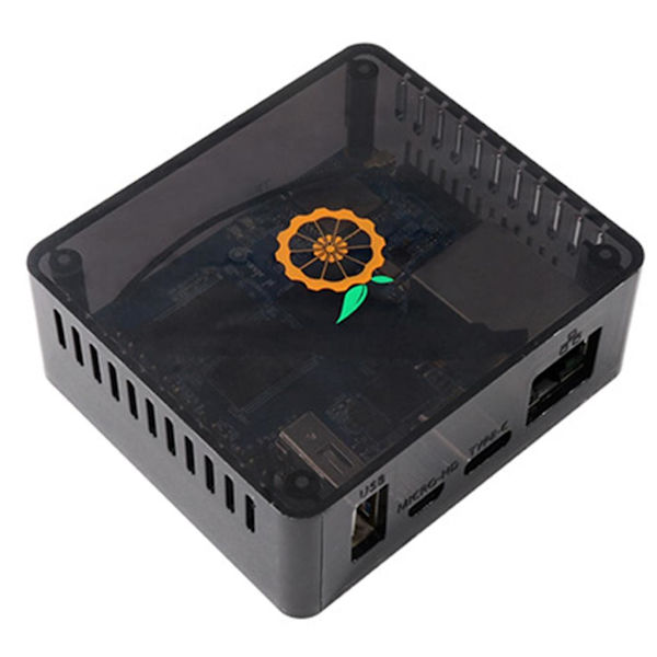 Skyddande hölje för Orange Pi Zero 2-kort, skyddande skal med värmeavledning