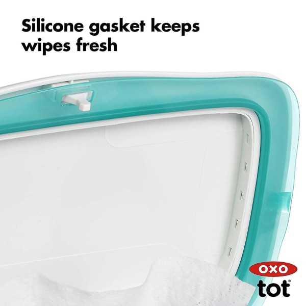 Tot Perfect Pull Wipes Dispenser, Teal, 1 kpl (pakkaus 1)