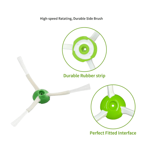 Reservdelar för iRobot Roomba I1 + I7/I7 + I3 + I4 + I6 + I8 + J7 +/Plus E5 E6 E7, I & E & J Series Dammsugare