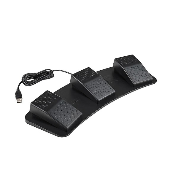 Usb Triple Foot Switcher Controller Nyckel Anpassad Tangentbord Spel Multimedia Action Pedal För Comp