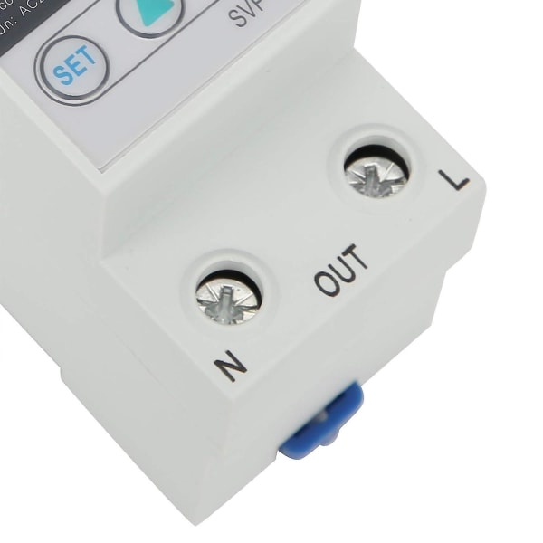Justerbart spänningsskydd 220V SVP-912 Reläskydd återställning 40A