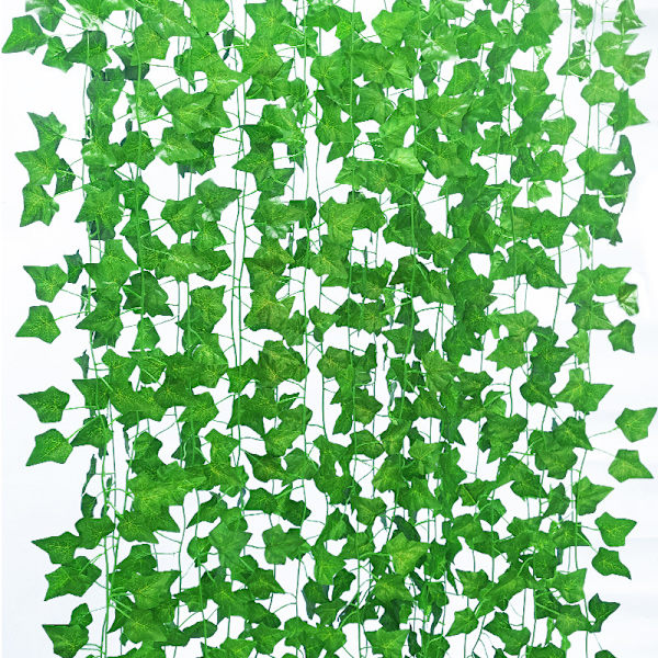 12 tekonoksia tekosilkkilehtiä keinotekoinen muratti 72 leaves creeper