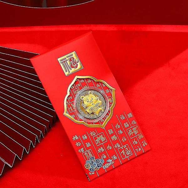 Tiger Year Gold Coin Red Packet Seal New Year Red Packet Gol