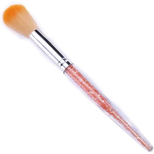 Makeup-børster Negleplejetilbehør Neglekunstbørste Dust Blush-børste med langt C orange